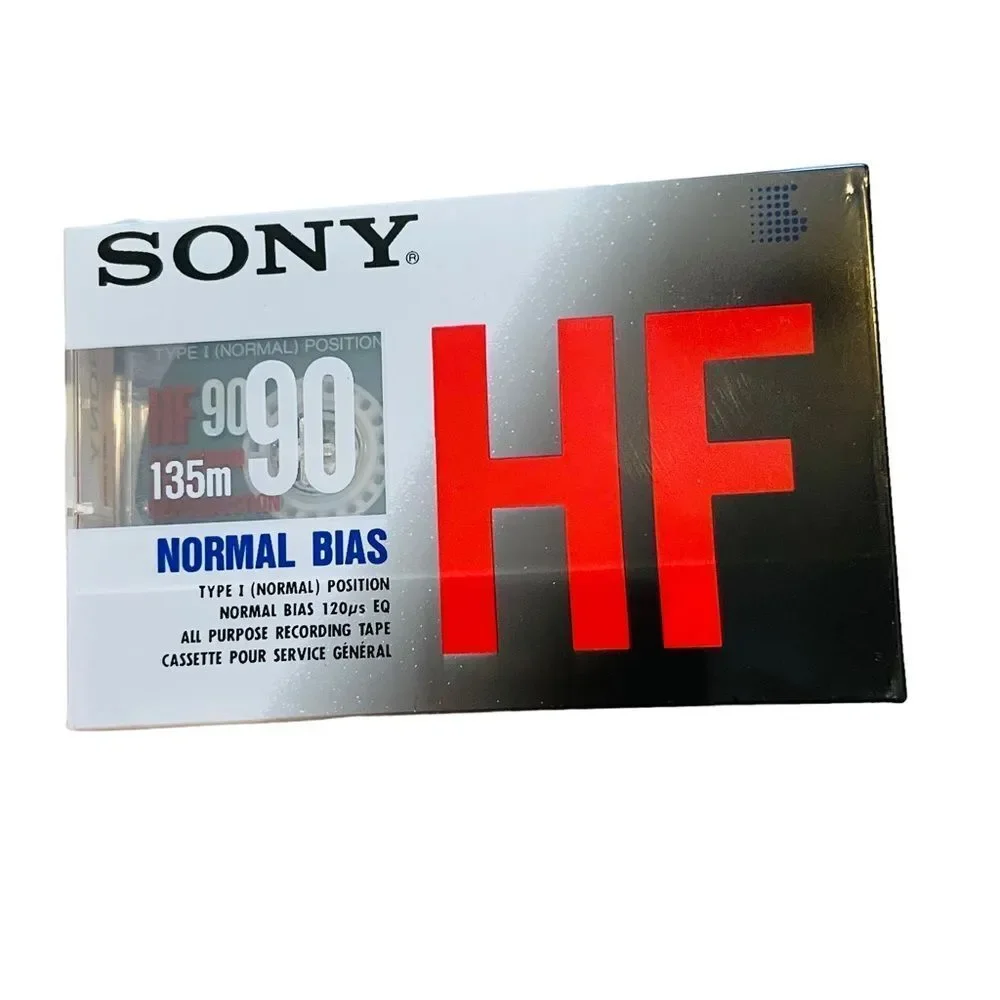 NIP 9-Pack Sony HF 90-Minute Blank Cassette Tapes